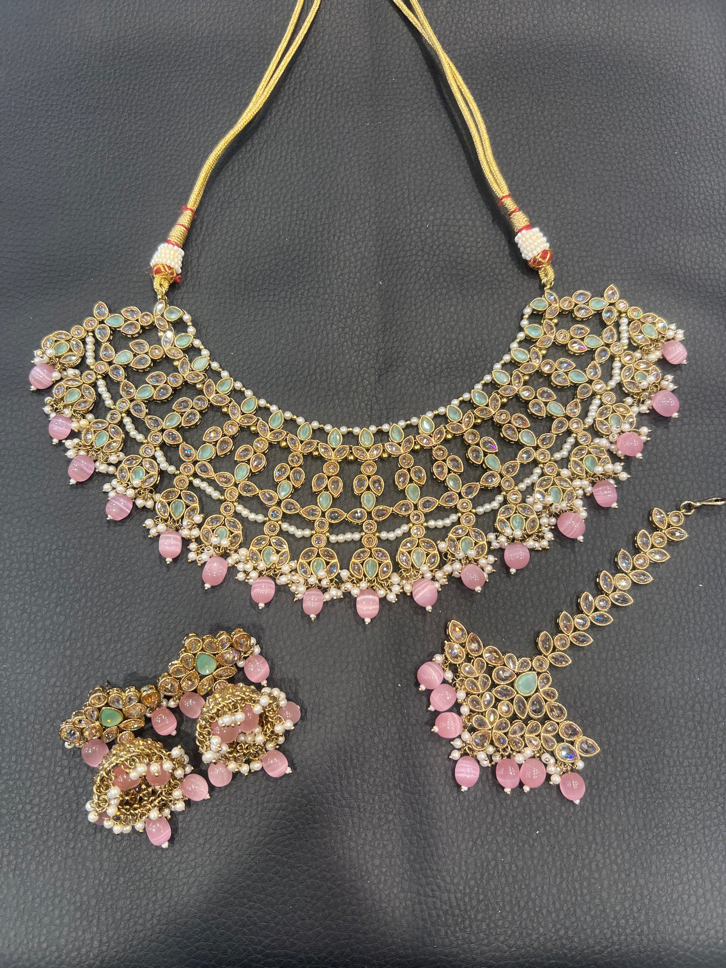NURIA - Mint/Pink