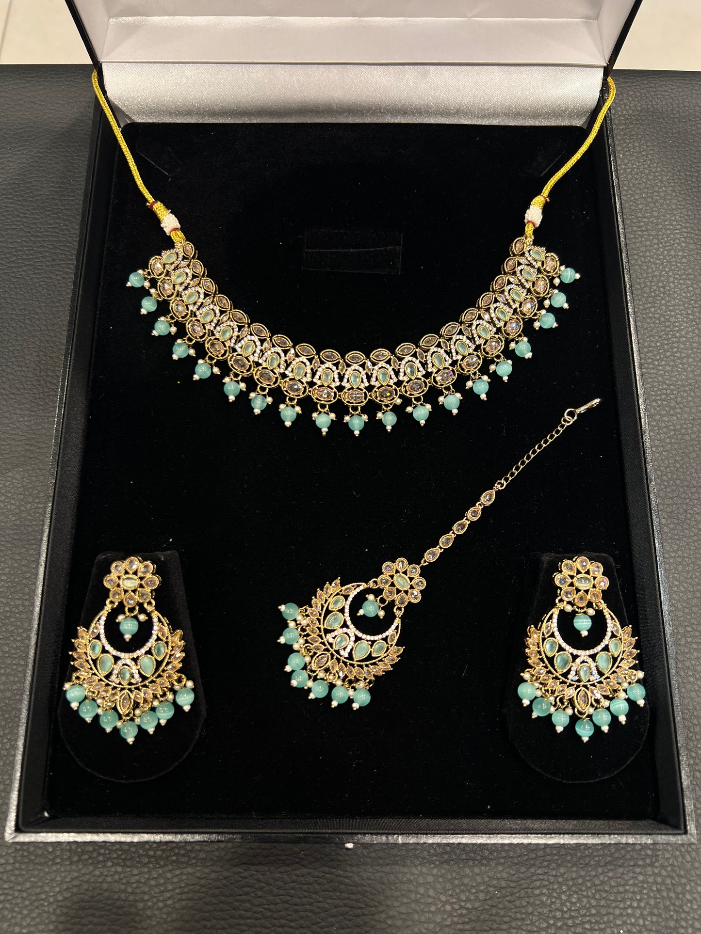 ATIQA - Gold/Aqua Mint