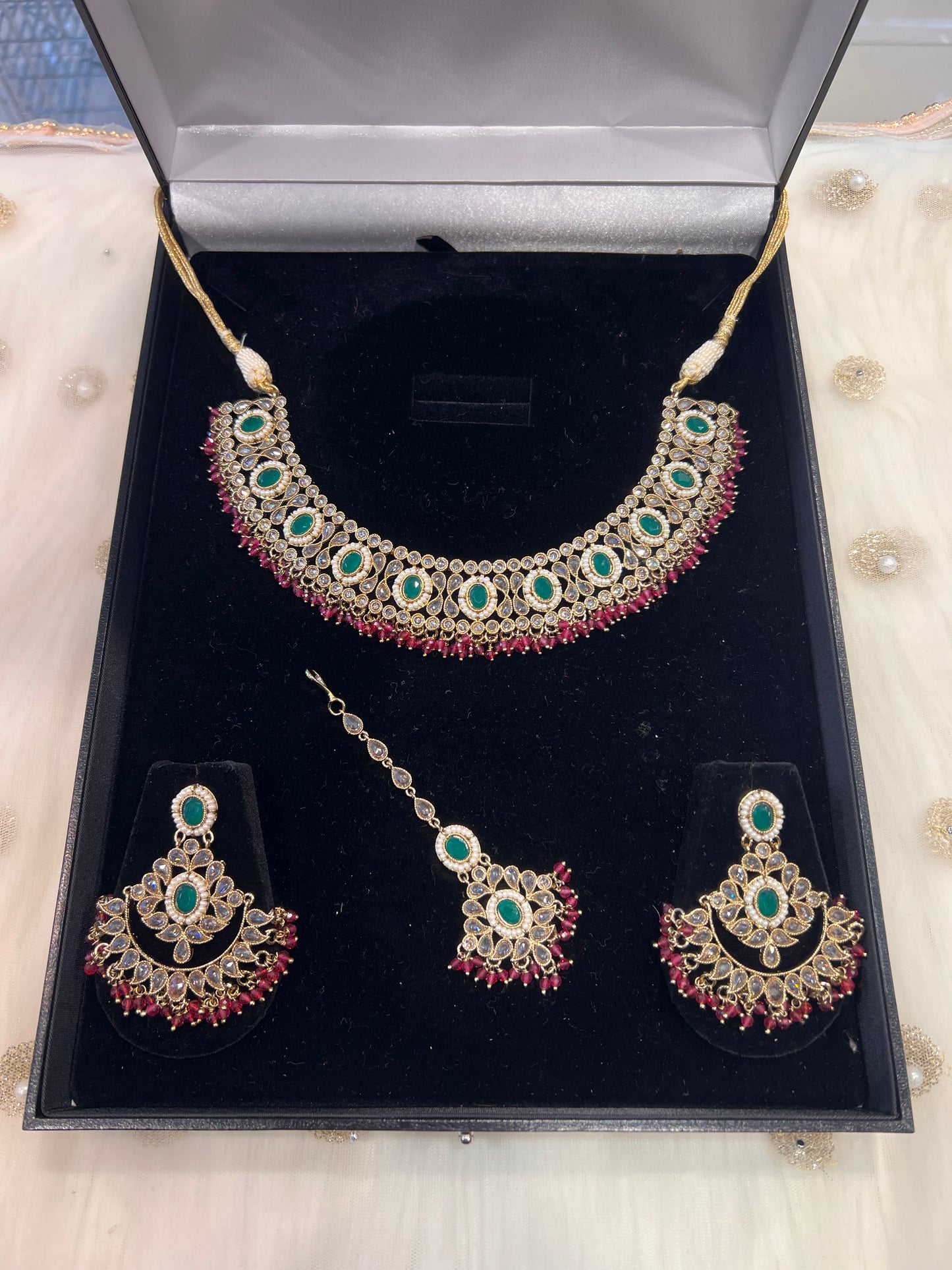 ISHA - Green/Ruby