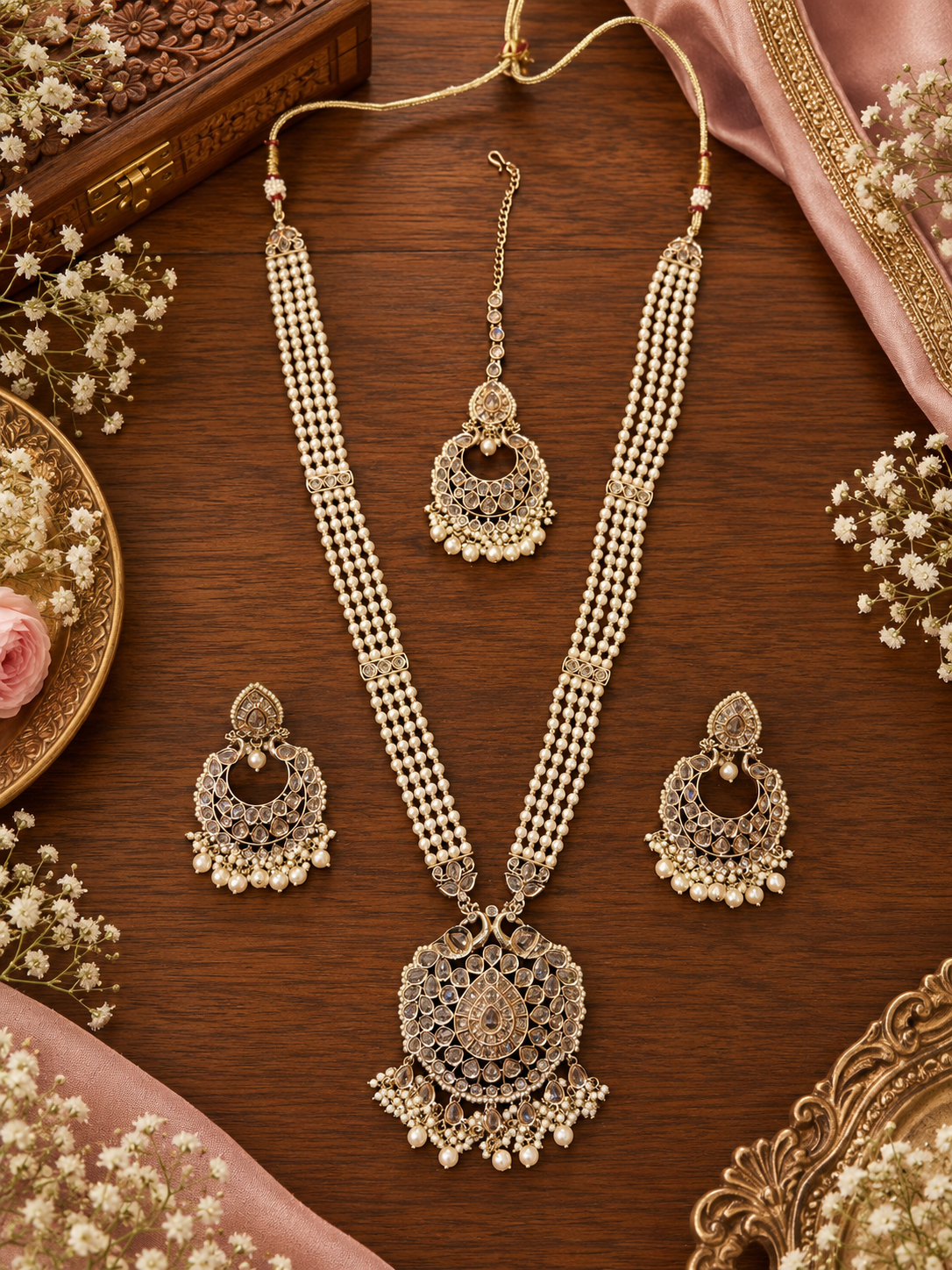 Zeba Long Mala Set
