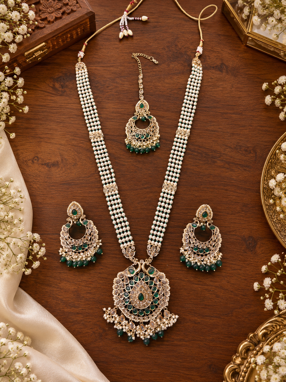 Zeba Long Mala Set