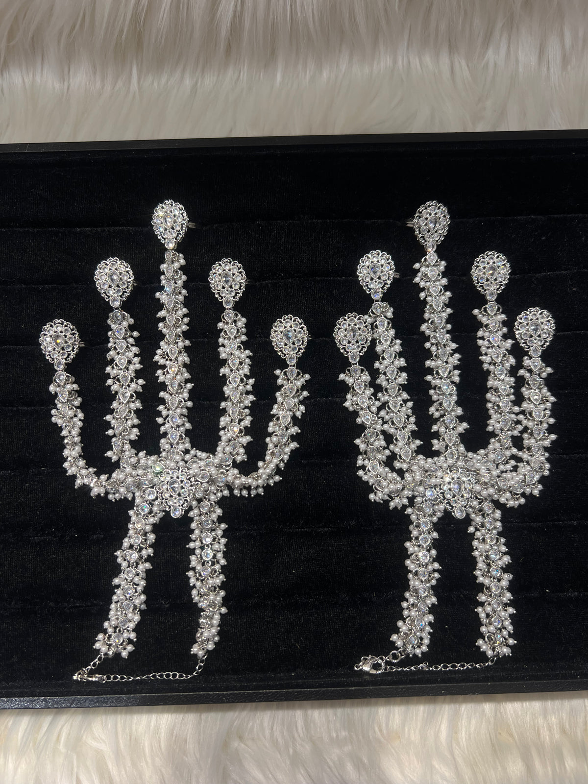 Silver/Pearl 5 Finger Handpiece