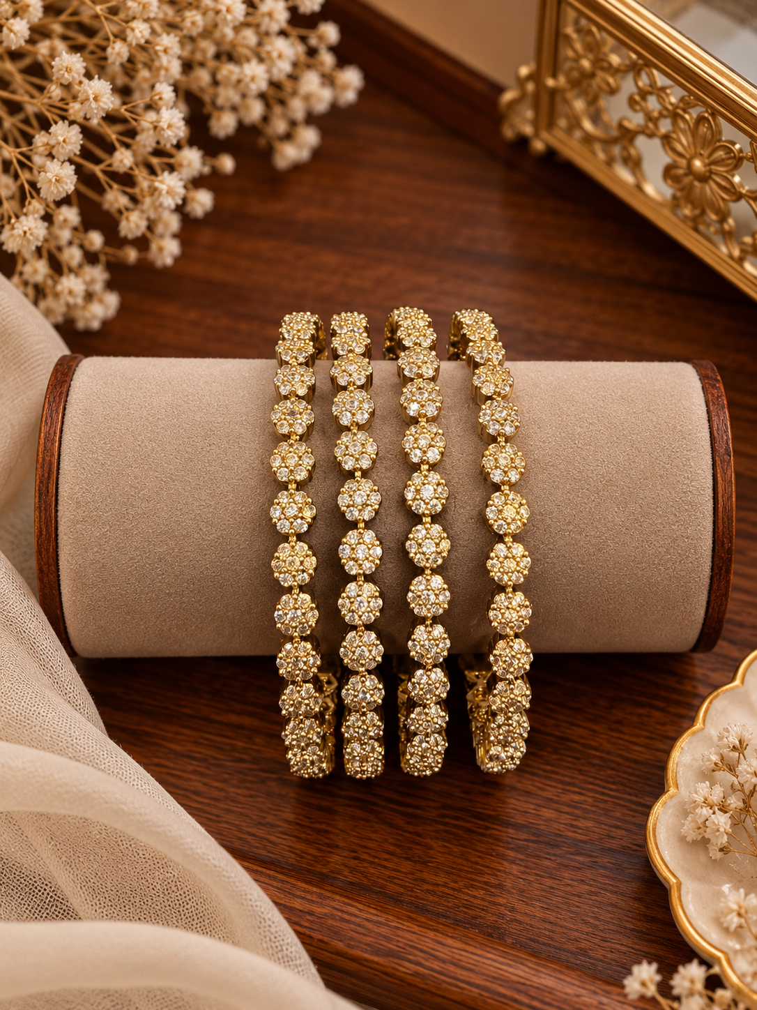 Laila Cubic Zirconia Bangles