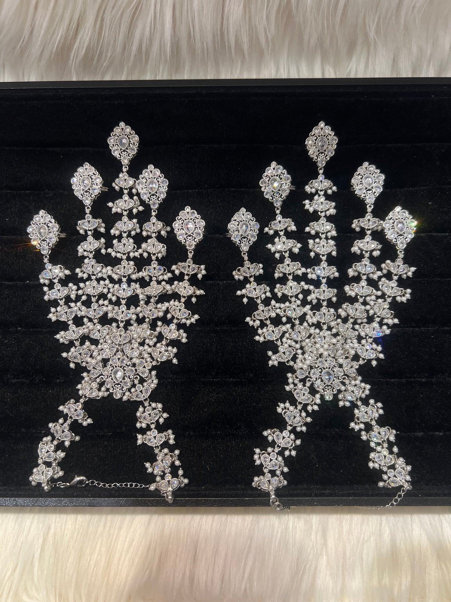 Silver/Pearl 5 Finger Handpiece