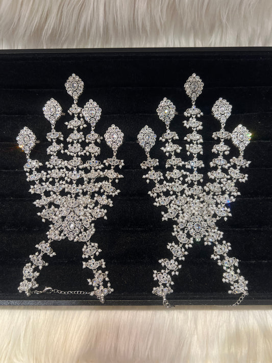 Silver/Pearl 5 Finger Handpiece