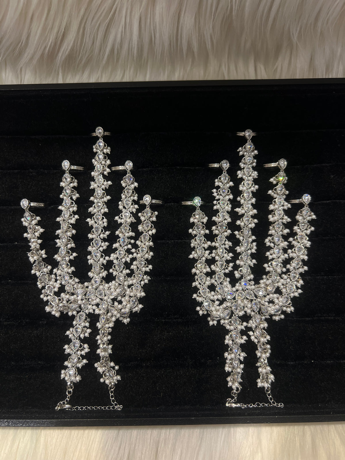 Silver/Pearl 5 Finger Handpiece