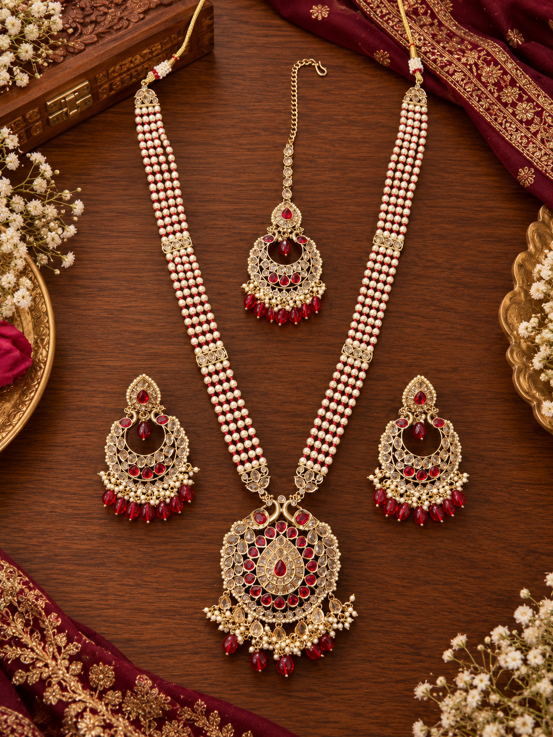Zeba Long Mala Set