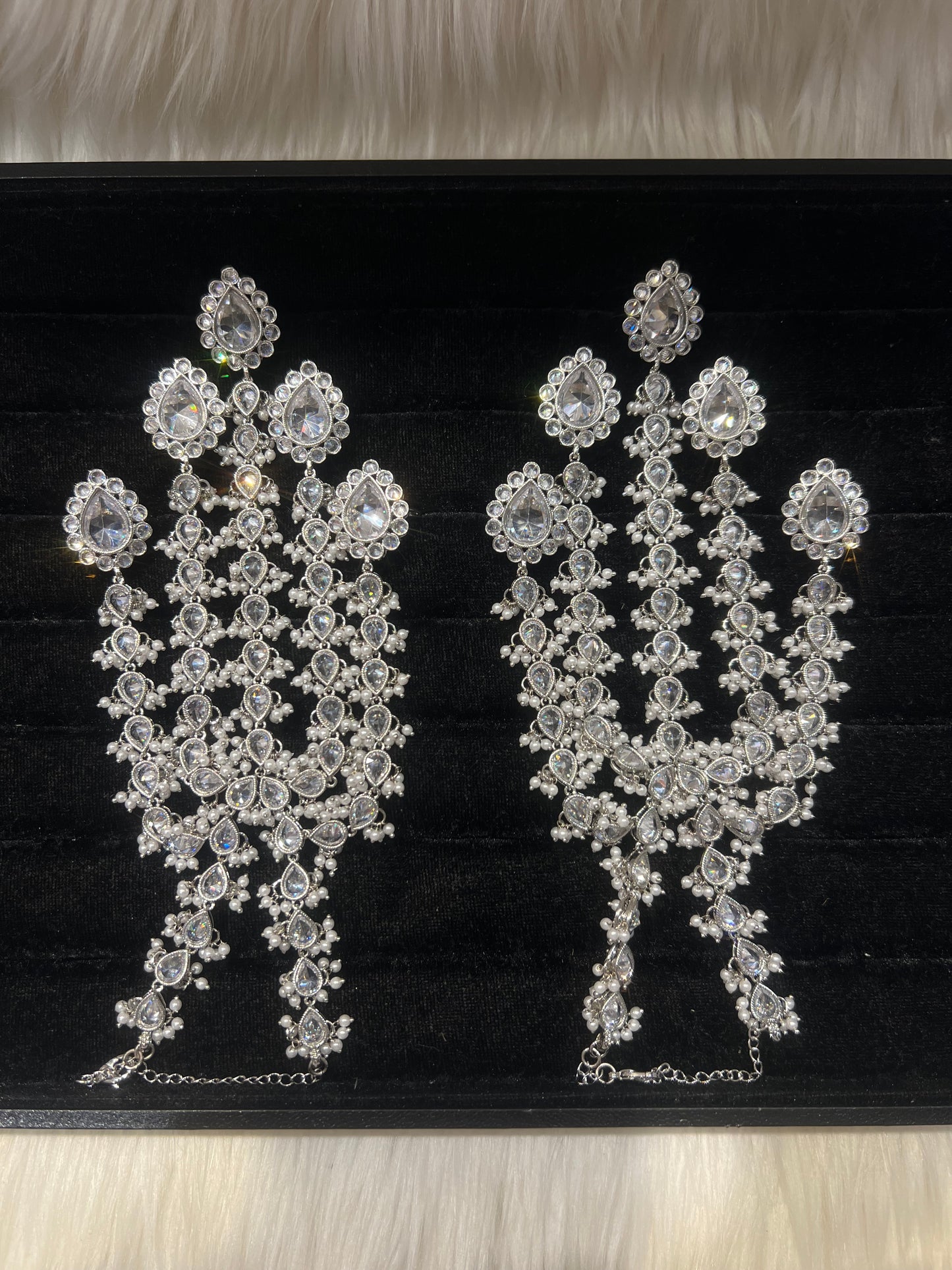 Silver/Pearl 5 Finger Handpiece