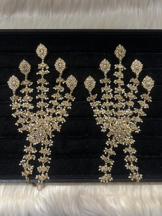 Champagne Gold/Pearl 5 Finger Handpiece