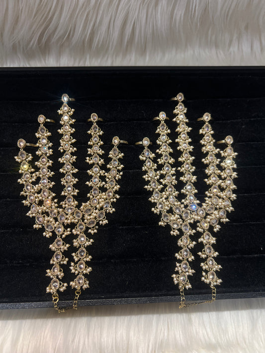 Champagne Gold/Pearl 5 Finger Handpiece