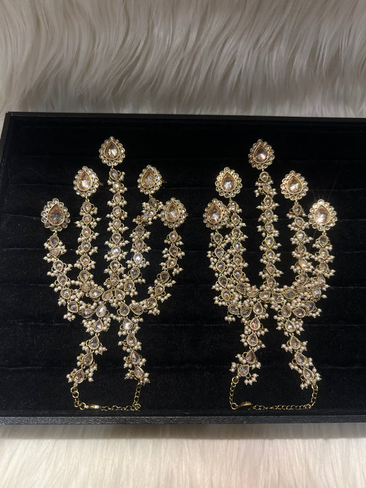 Champagne Gold/Pearl 5 Finger Handpiece