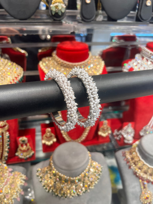 YAS - Cluster Bangles - Silver