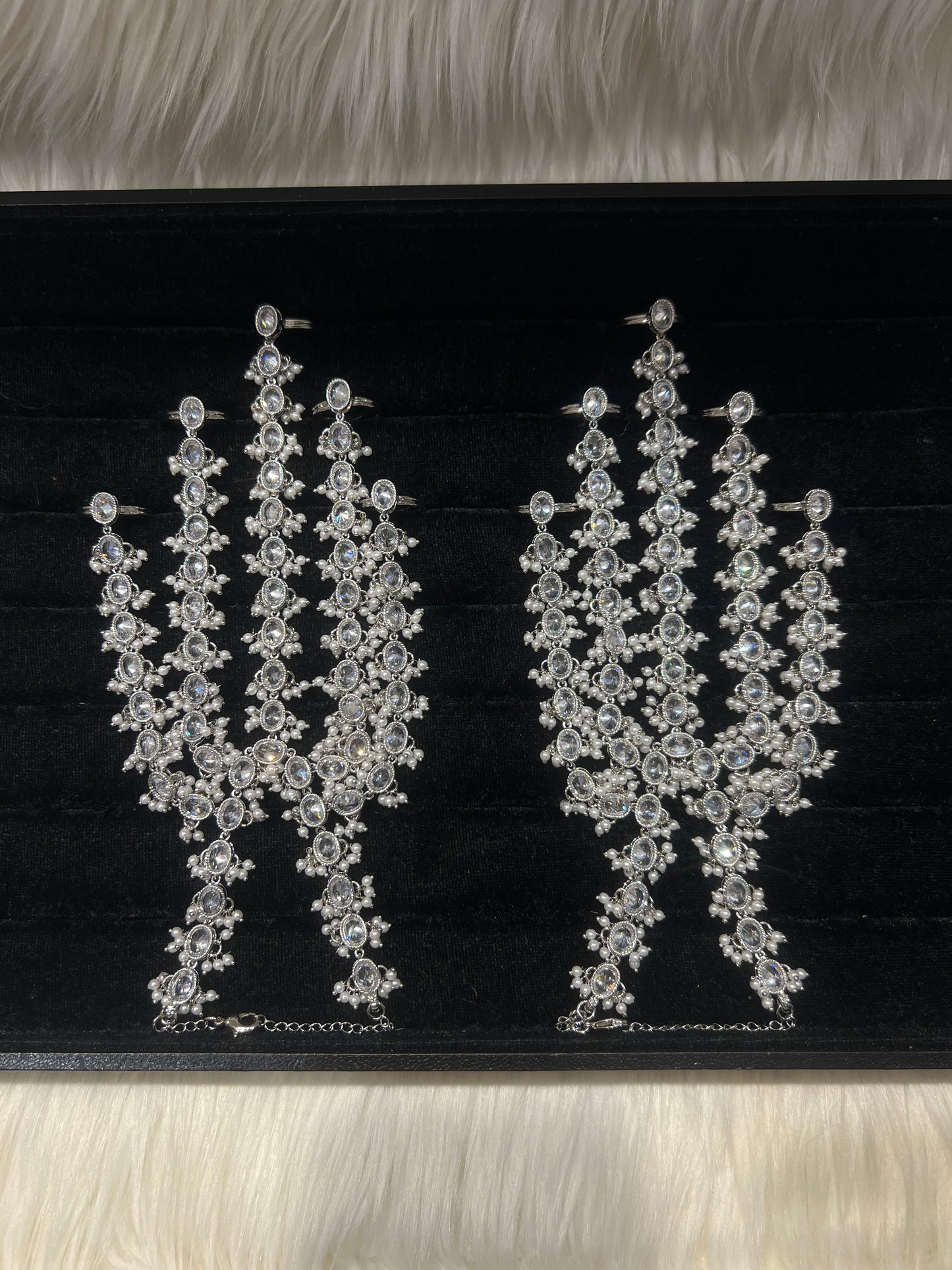 Silver/Pearl 5 Finger Handpiece