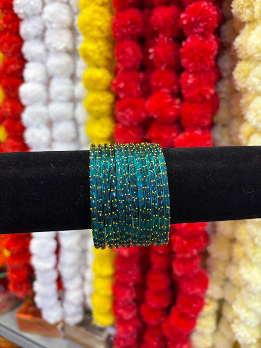 KASHMIRI GLASS BANGLE - Turquoise