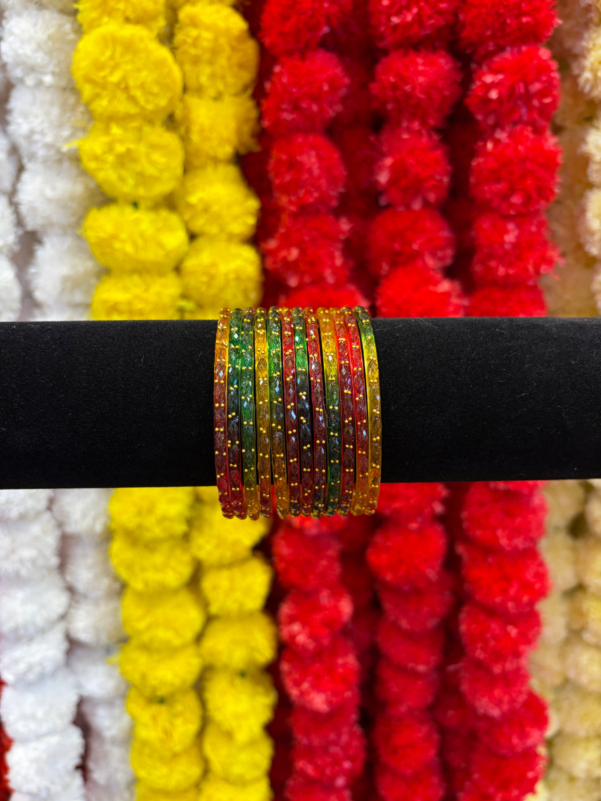 KASHMIRI GLASS BANGLES - Multicoloured 1