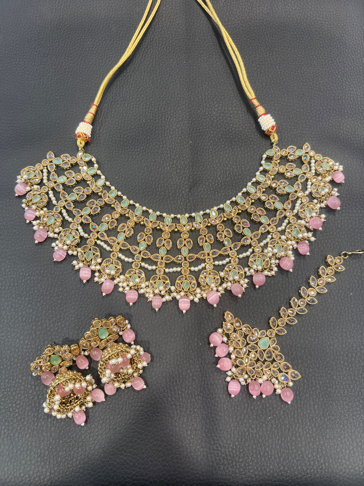 NURIA - Mint/Pink