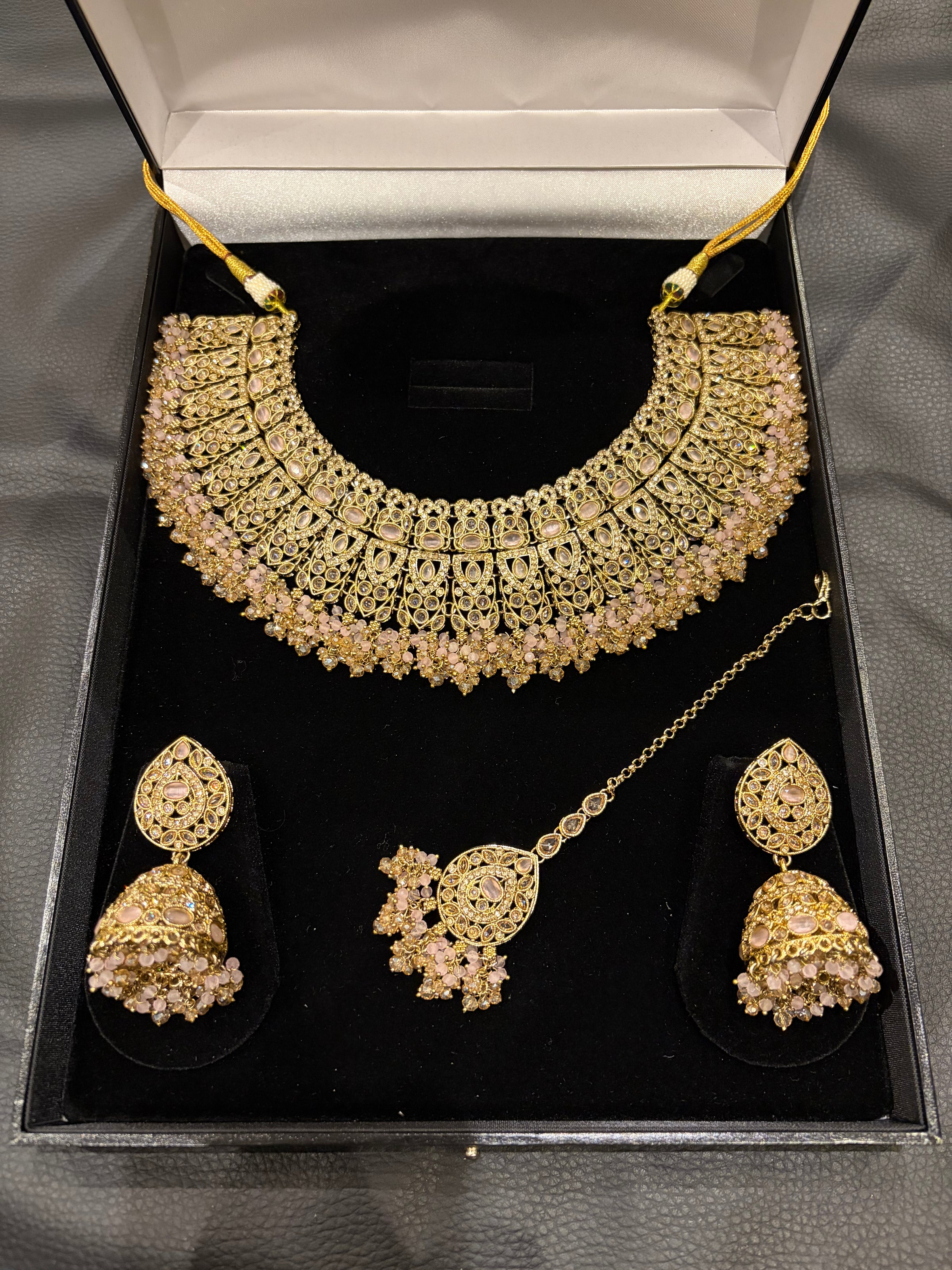 KARA - Pink & Champagne Crystals
