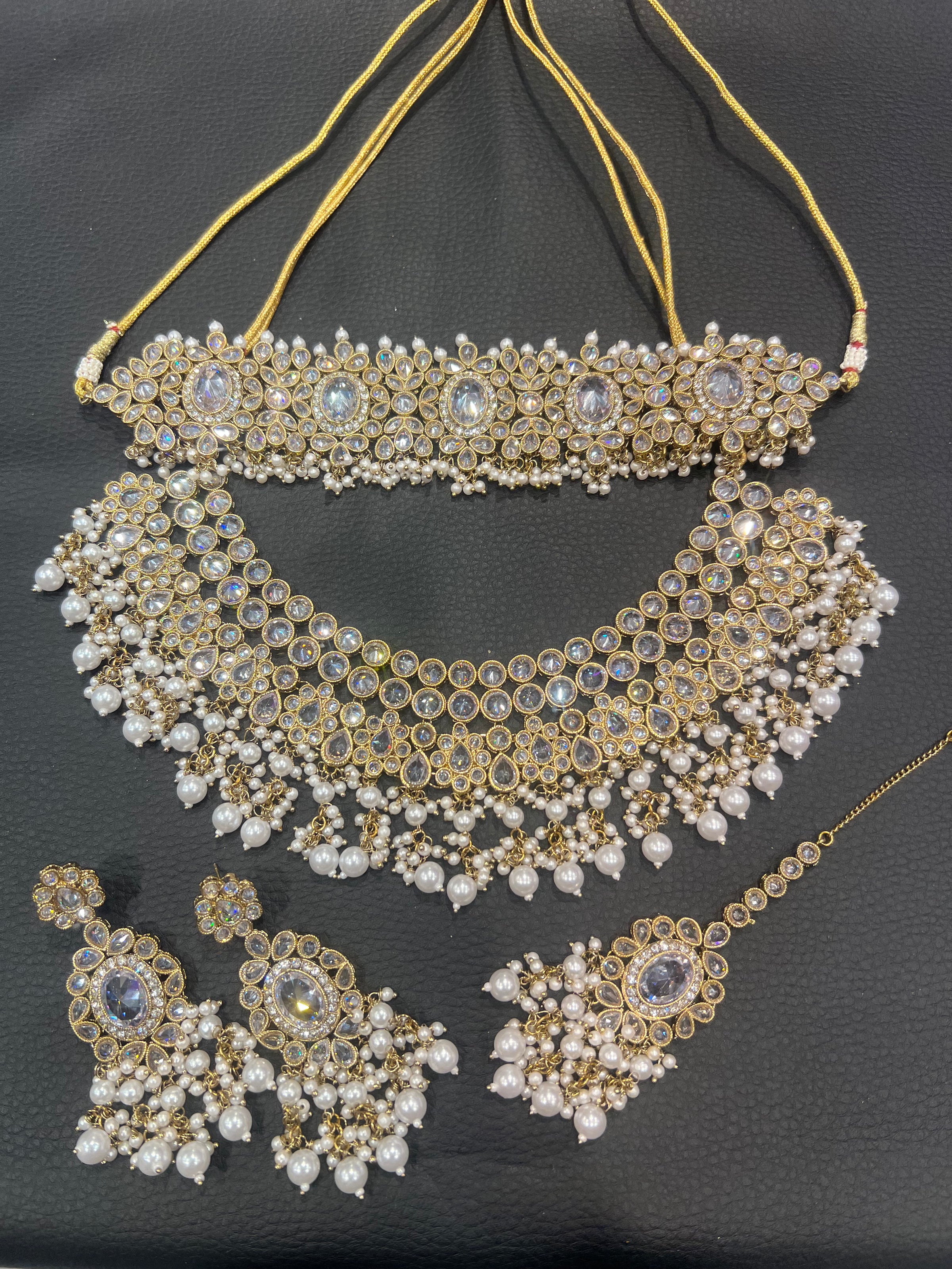 AMAN - Gold/White Pearl