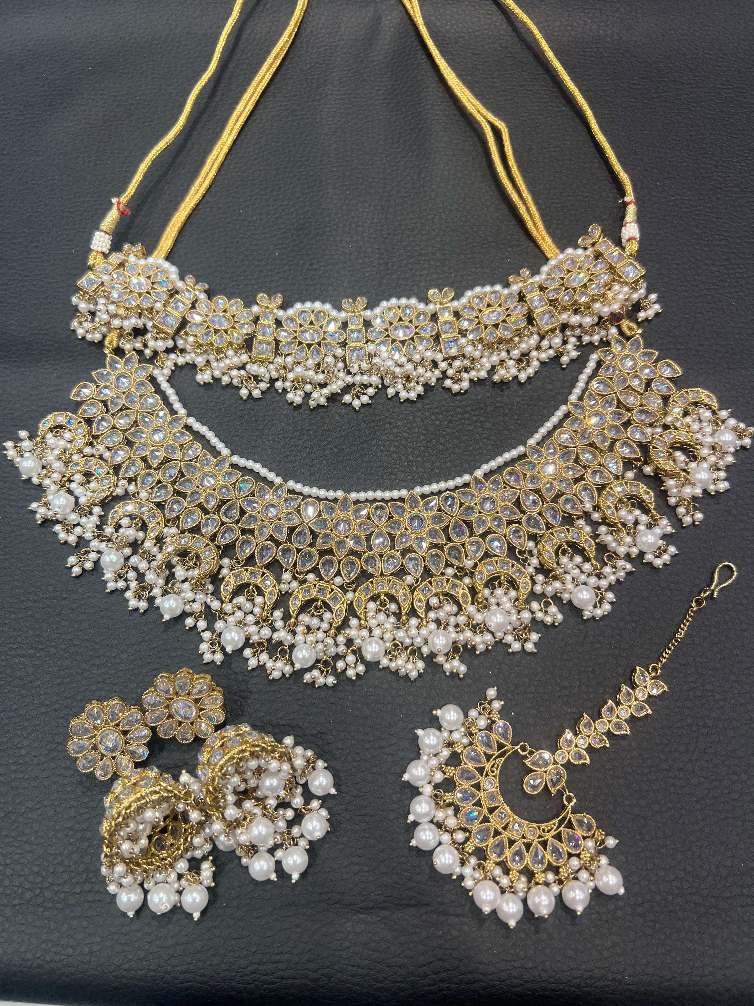 RUMAN - Gold/White Pearl