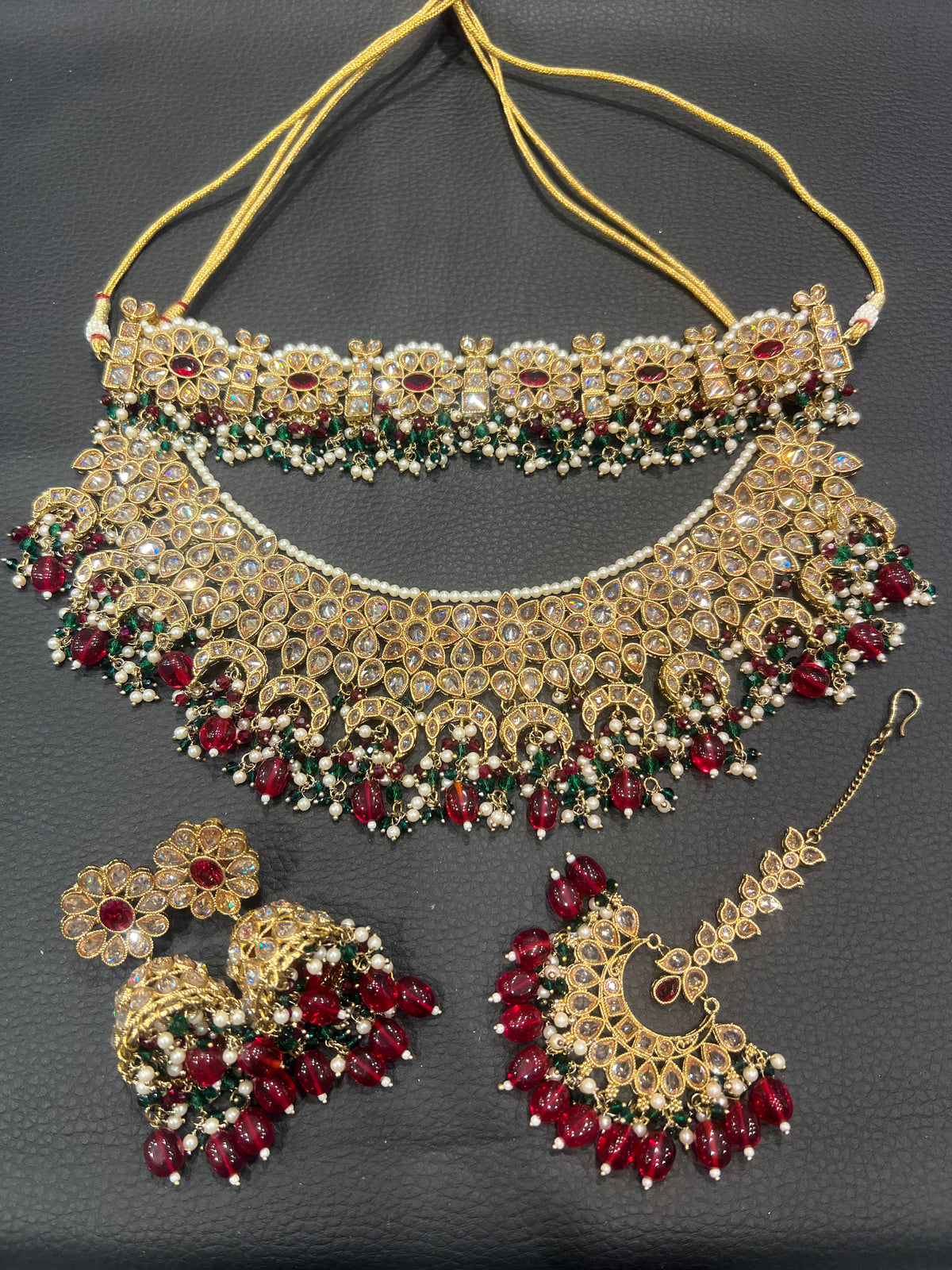 RUMAN - Green/Maroon