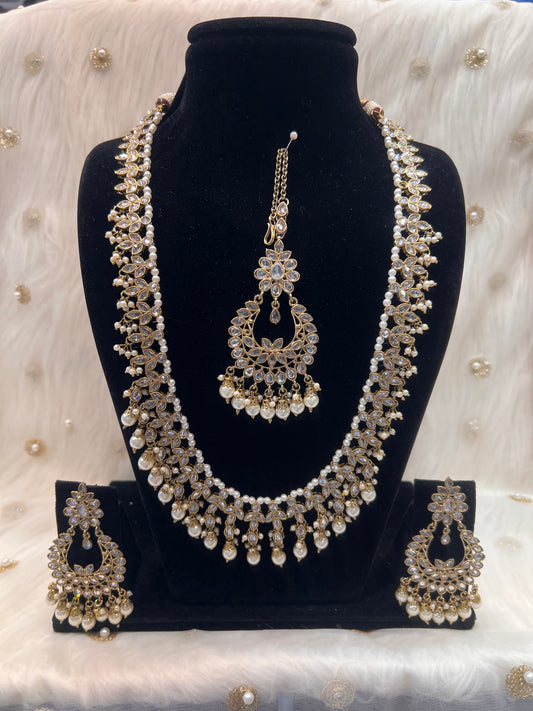 GAURI - Gold/White Pearl