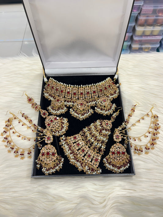 LILA - Maroon, Champagne & Pearl Clusters