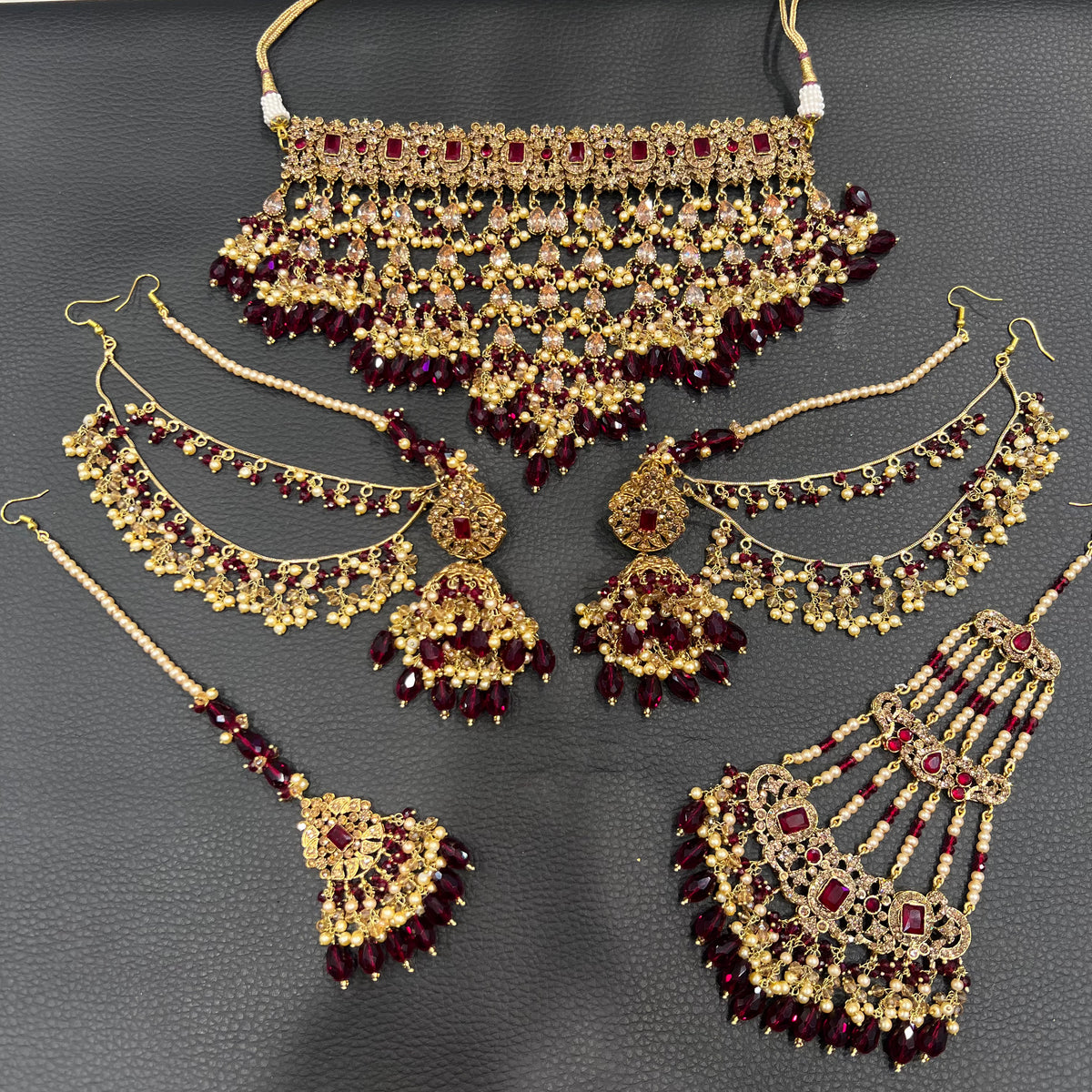 KAIF - Maroon & Pearl