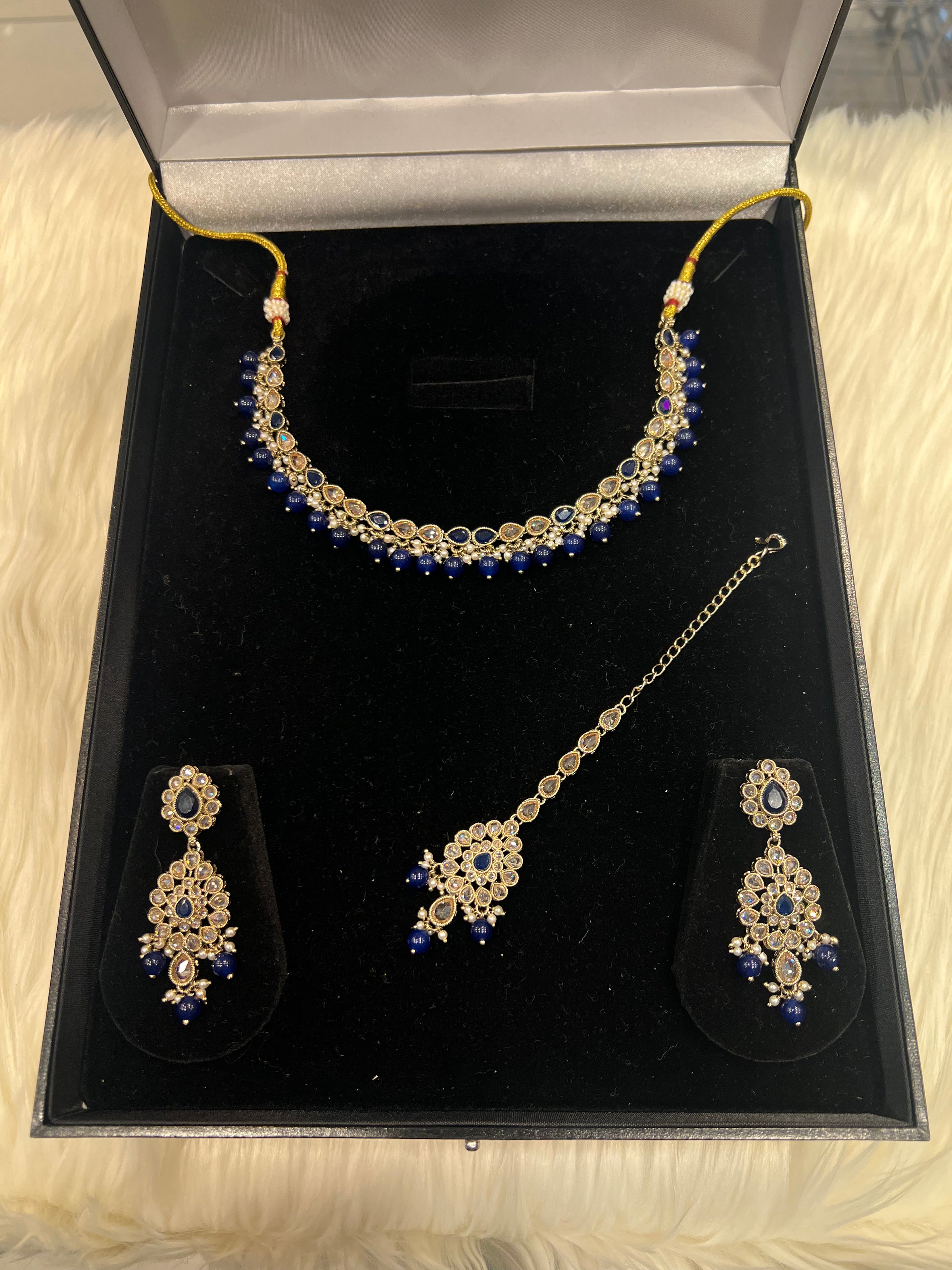 DULA - Gold/Navy Blue