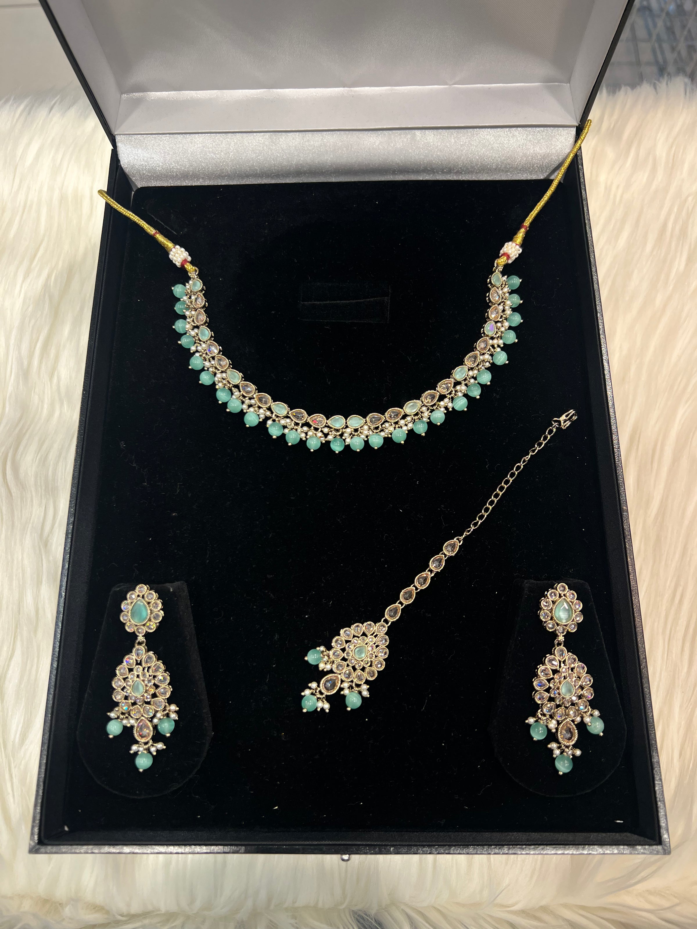 DULA - Gold/Aqua Mint
