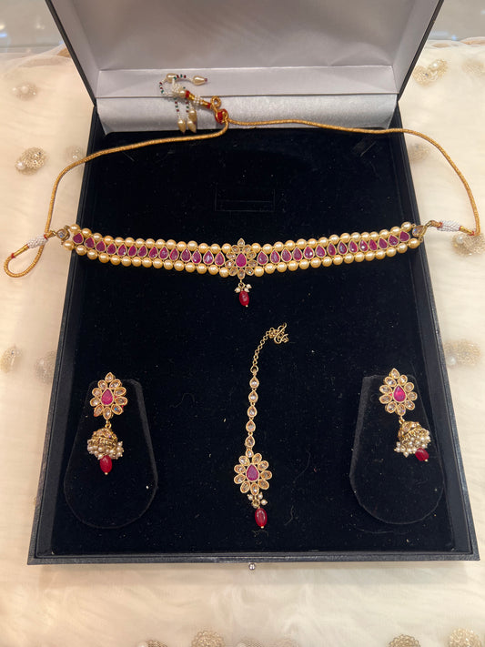 RAHEEBAH - Gold/Ruby