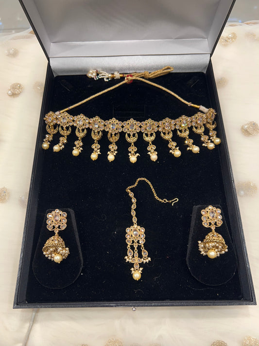 ALEENA - Gold/Pearl