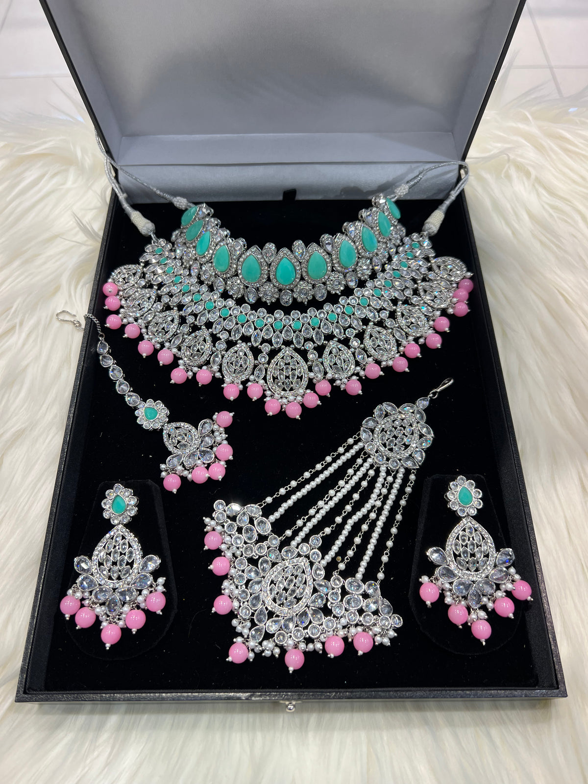 MYRA - Silver/Mint/Pink