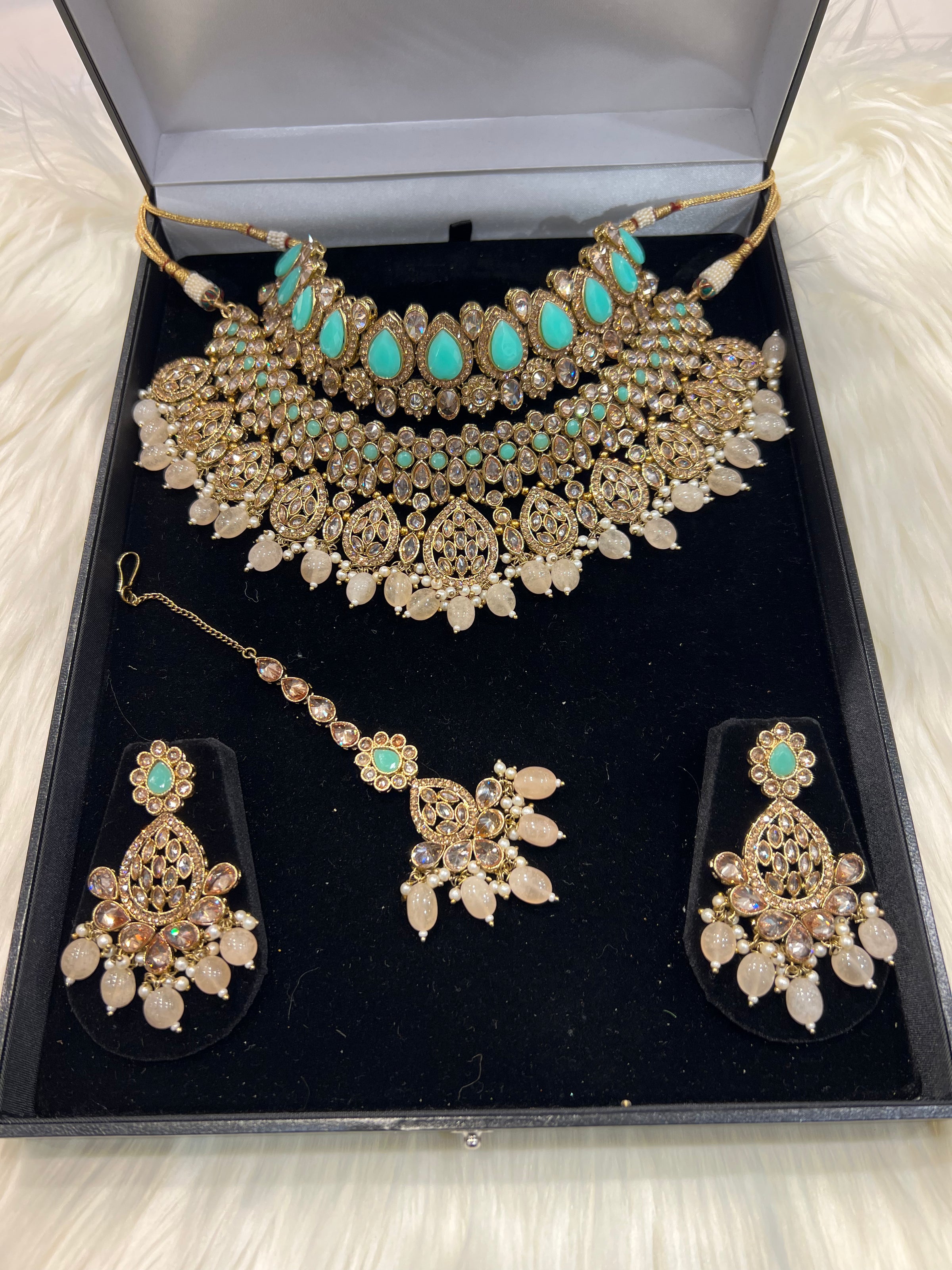 MYRA - Gold/Mint/Peach