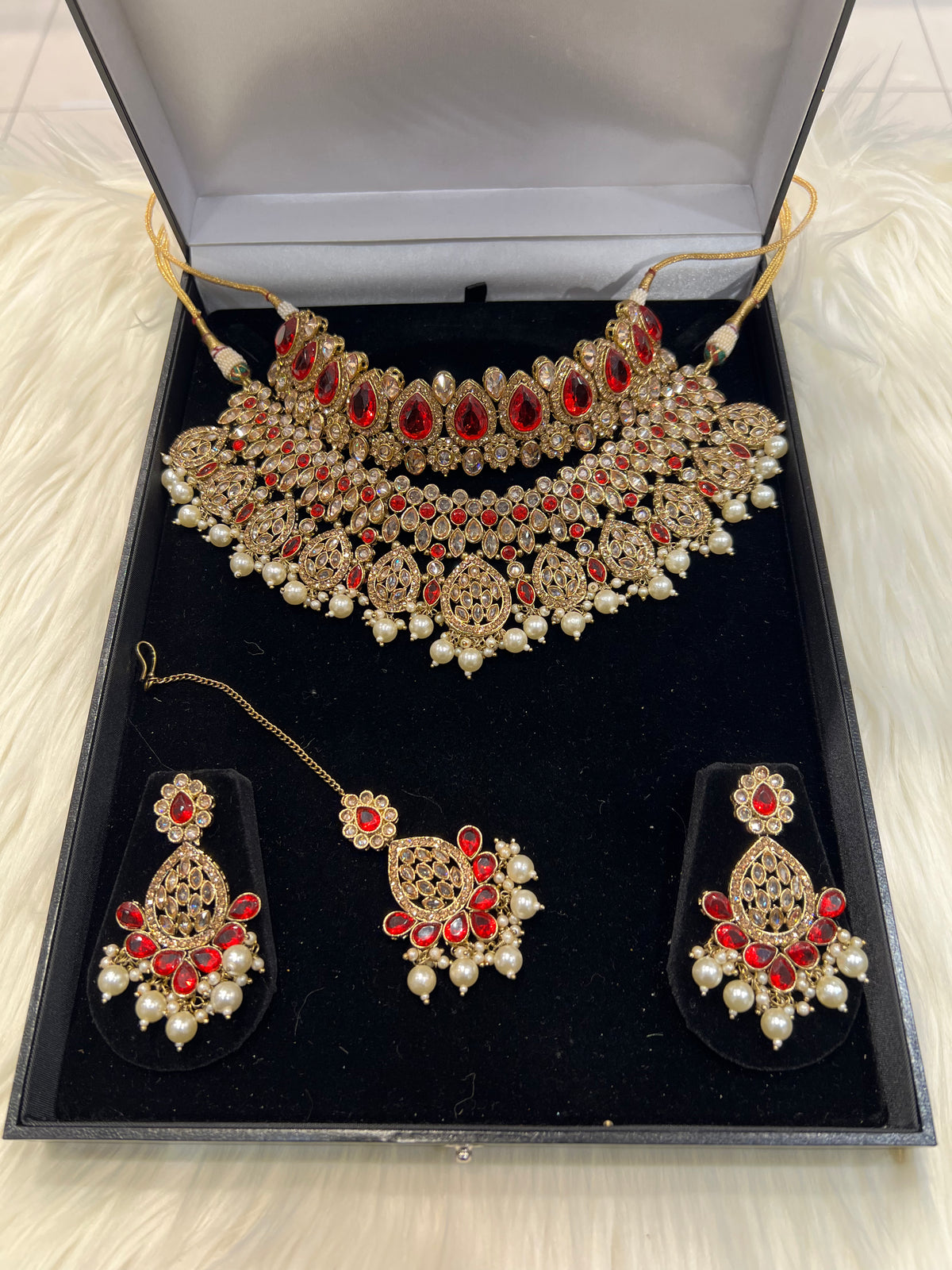 MYRA - Gold/Red