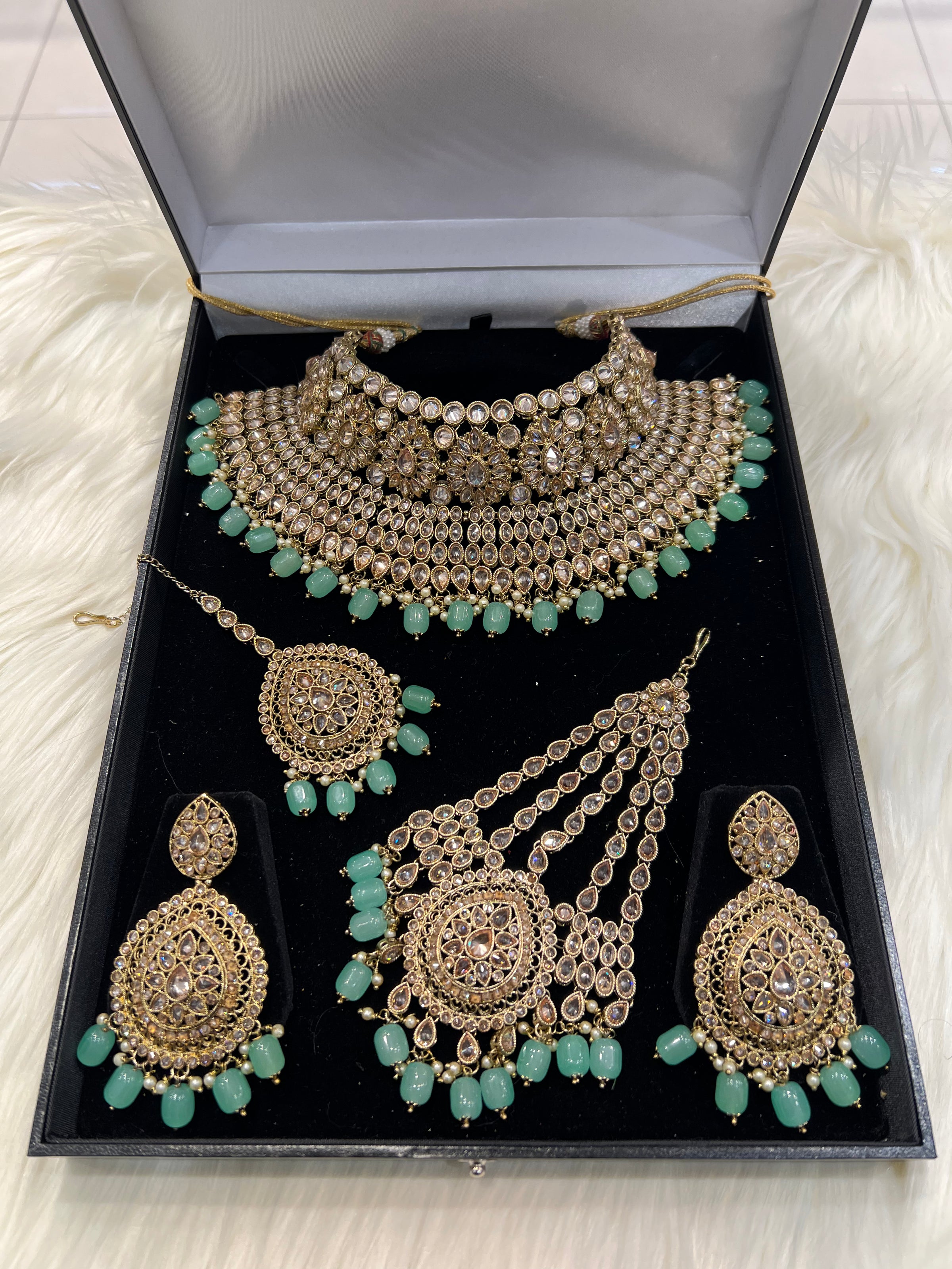 MALIHA - Gold/Mint
