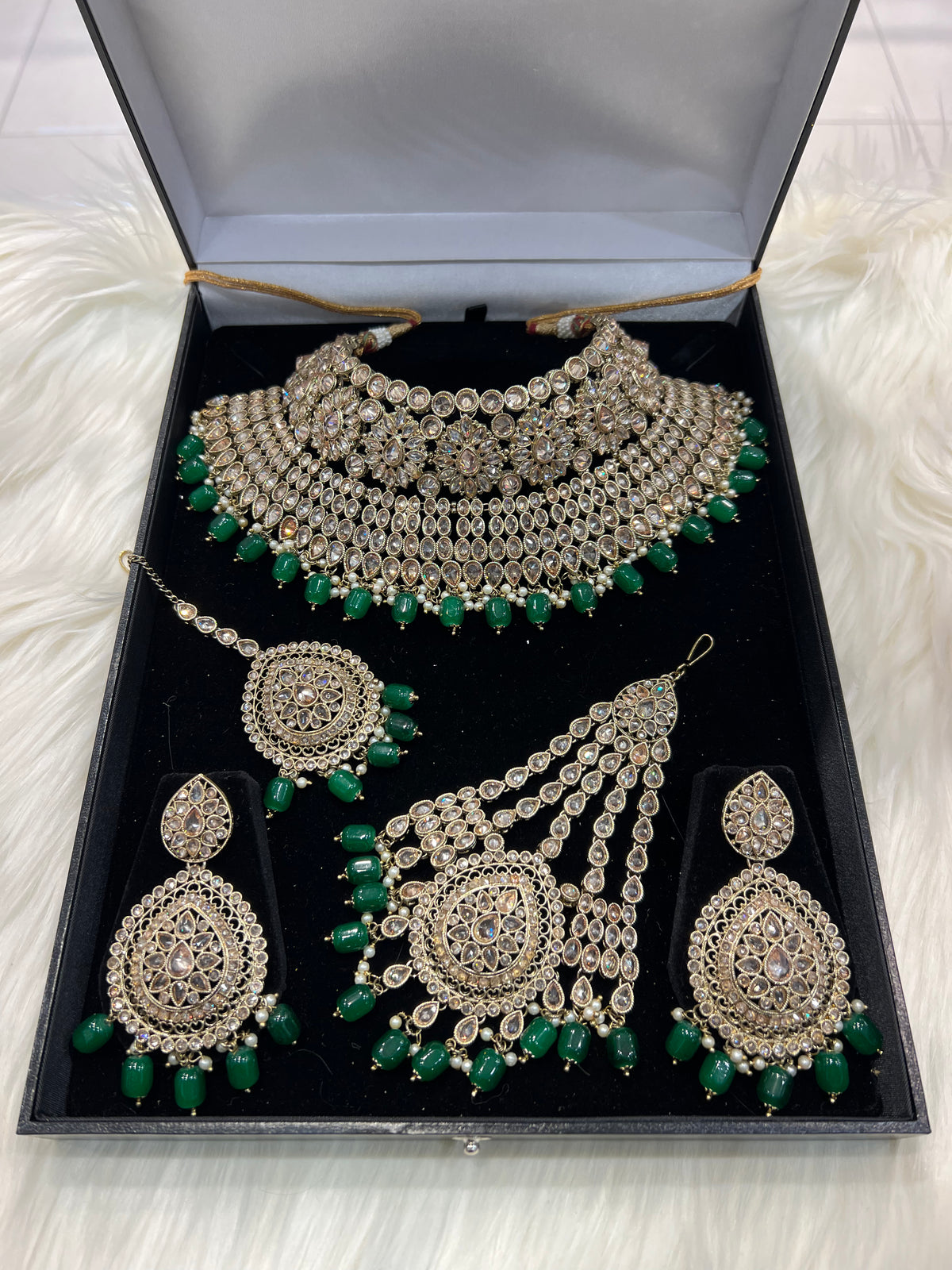 MALIHA - Gold/Green