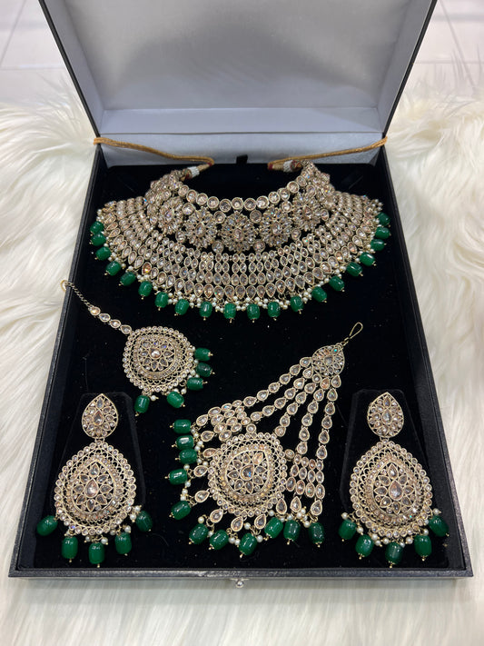 MALIHA - Gold/Green
