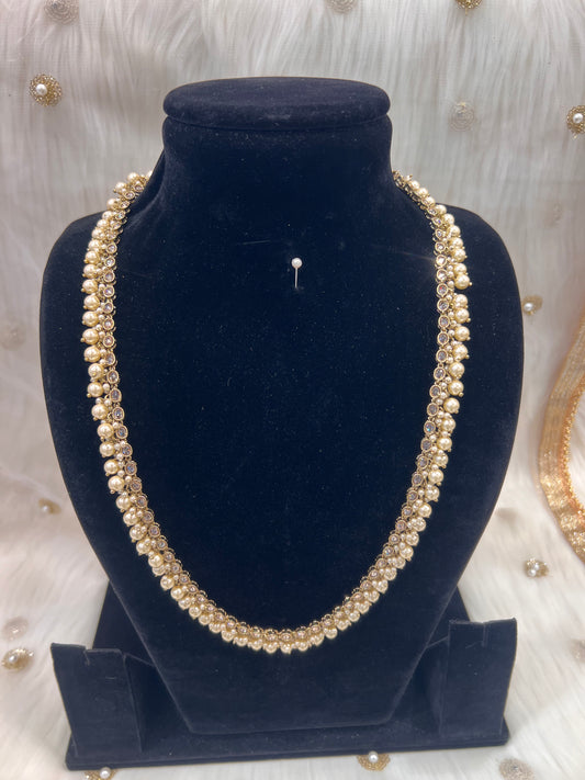 Champagne/Pearl Long Mala