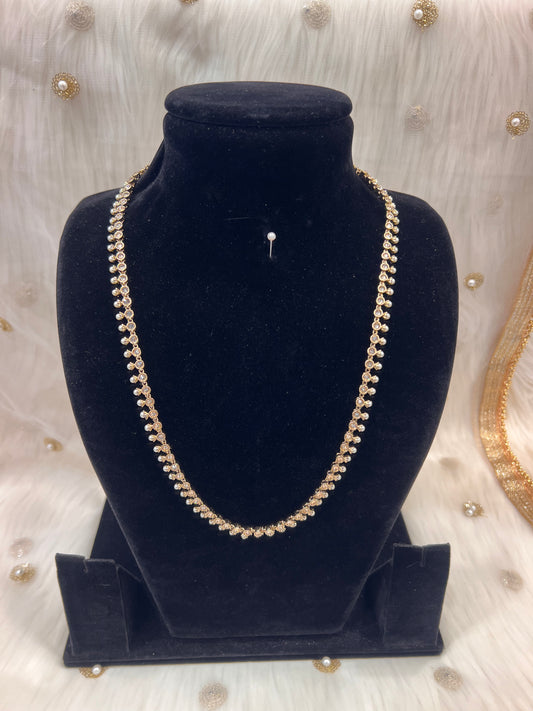 Champagne/Pearl Long Mala