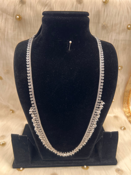 Silver/Pearl Long Mala