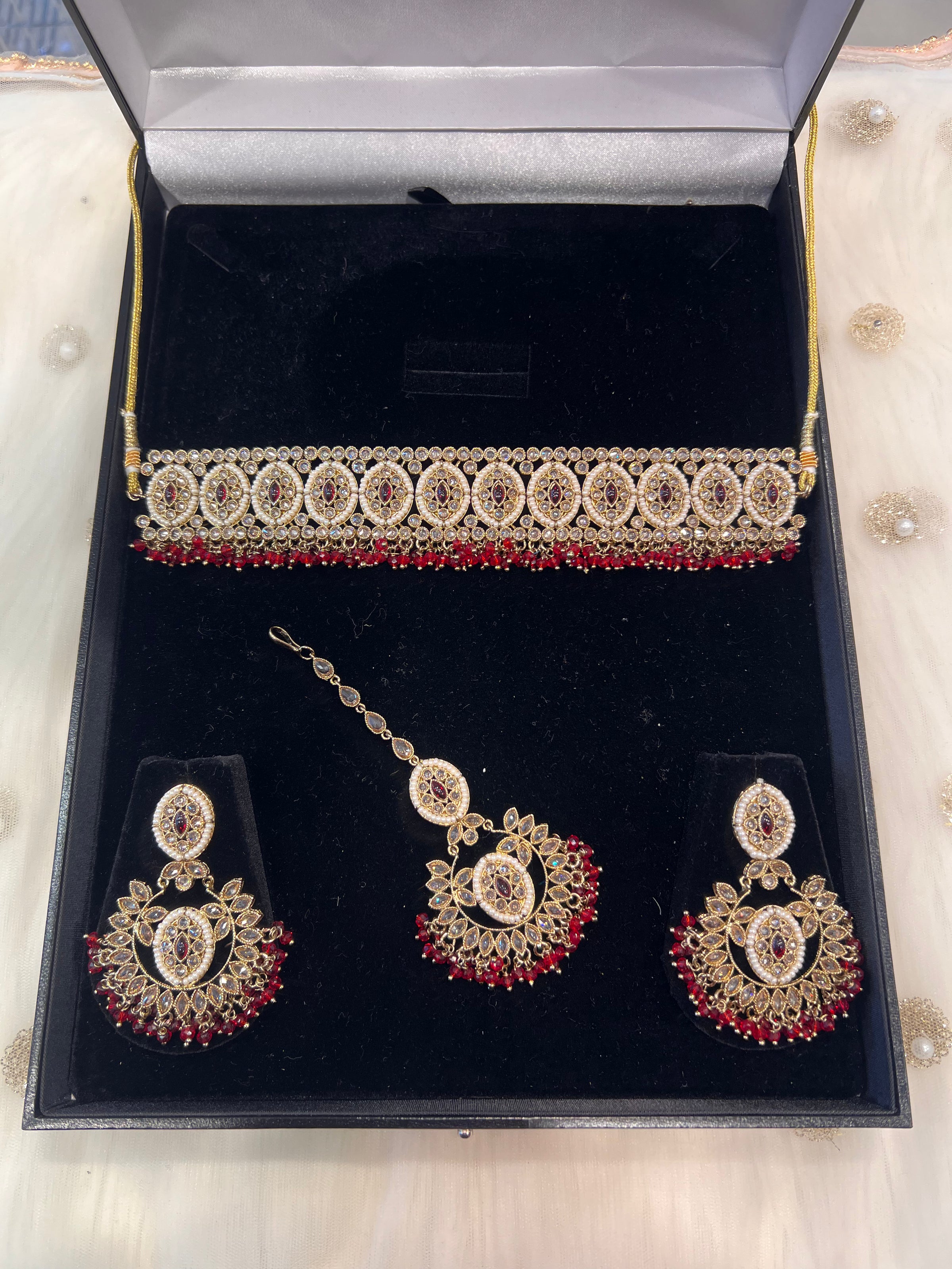 ZAINAB - Gold/Maroon