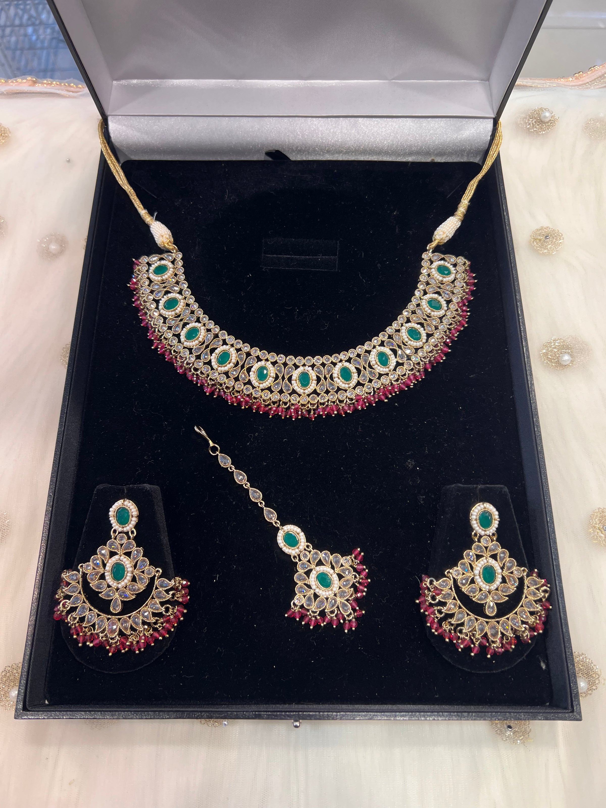 ISHA - Green/Ruby