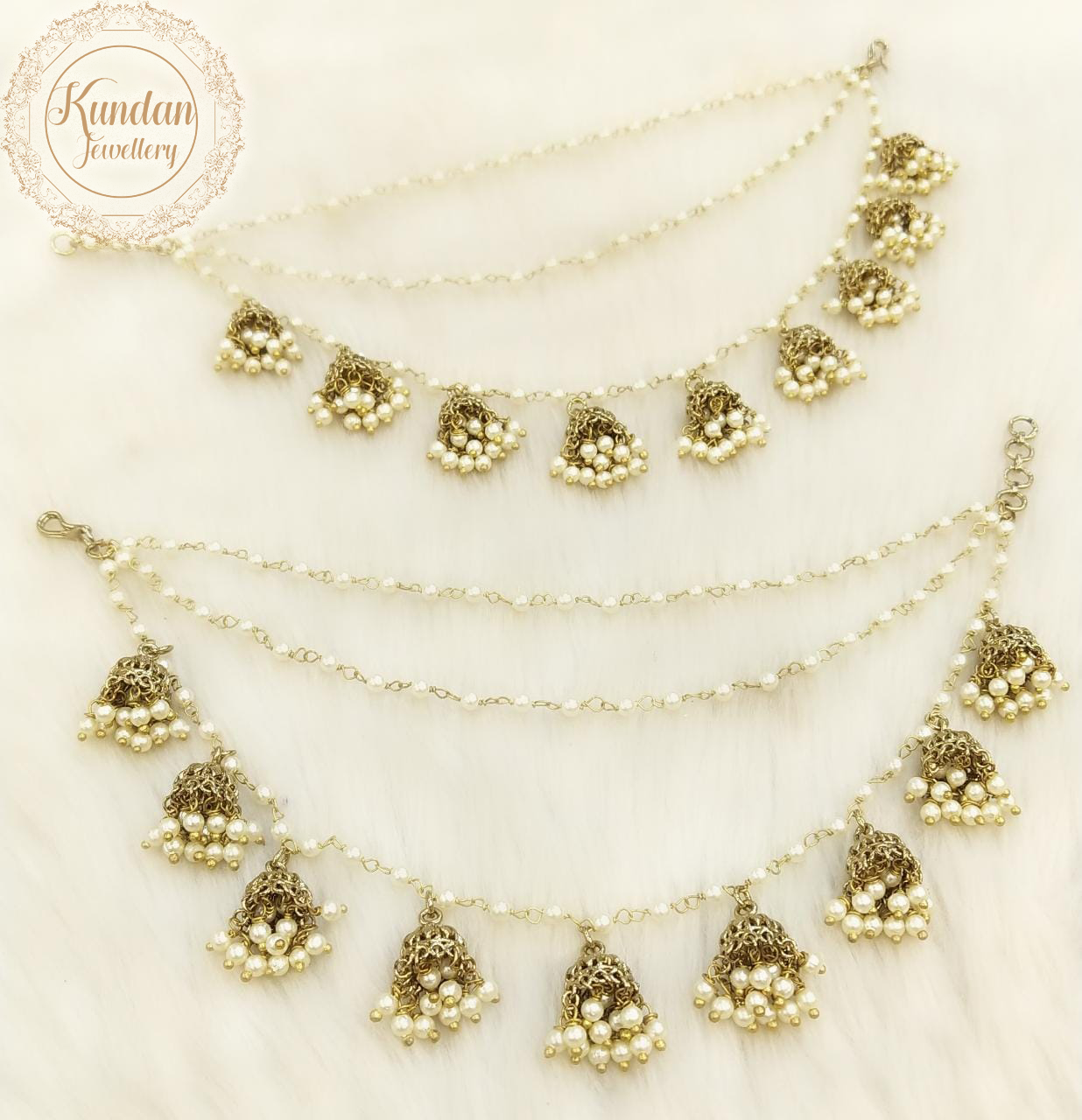 Jhumka Ear Chains - Pair