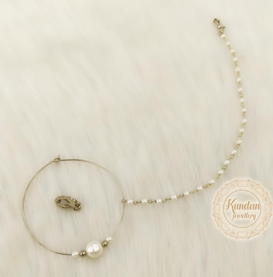 Nose Ring - White Pearl