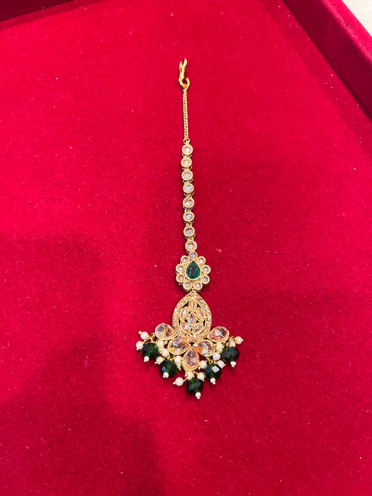 Champagne/Green Tikka