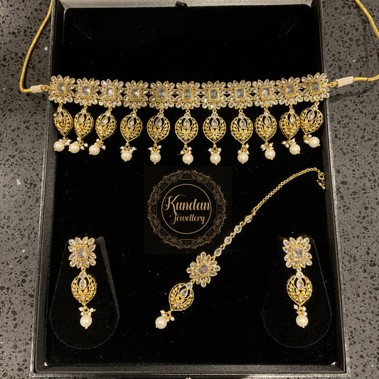 YASMIN - Gold & White